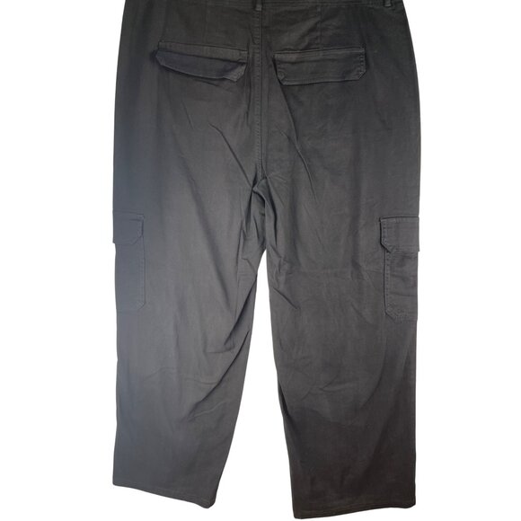 RE generation By Celebrity Pink Womens Size 18 High-Rise  RELAXED Cargo Pants Bl - Picture 3 of 10